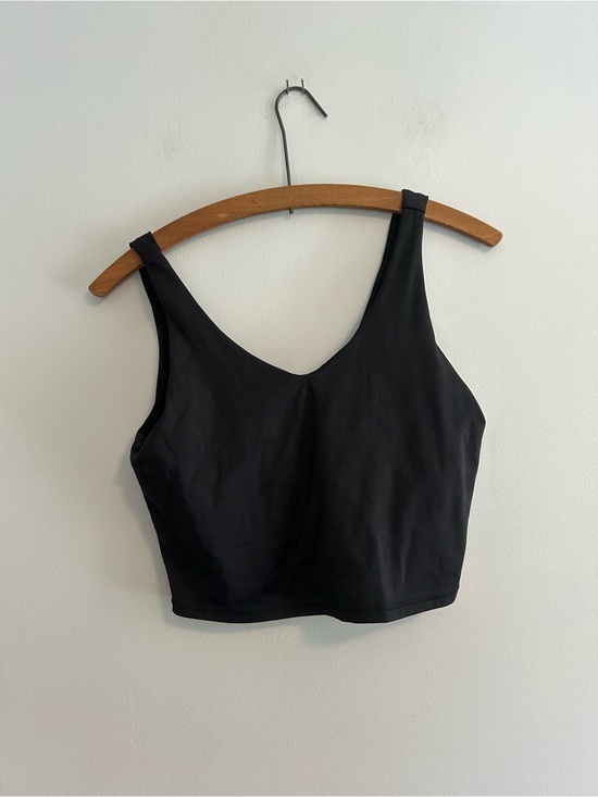 Joe Fresh Tops - Joe fresh active medium Black V-Neck Cropped Tank Top w built in bra